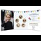 Prince George Fifth Birthday Guernsey Gold Plated Five Coin Set inside