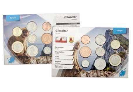 This Gibraltar coin set includes eight coins issued between 1988 to 2016. Your coins come presented in a Gibraltar themed blistercard which includes each coin's specification.