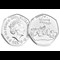 Winnie the Pooh and Friends BU 50p obverse and reverse