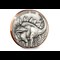 Stegosaurus Bi Metallic Coin Reverse