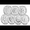 Jersey Flowers 10P Coin Cover Coins