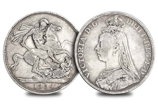 Queen Victoria Silver Crown Collection The Jubilee Head Obverse Reverse