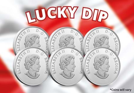A lucky dip of 2 Silver Royal Canadian Mint coins. Each coin has been struck in Pure (99.99%) Silver. The obverse design features Susanna Blunt'seffigy of Queen Elizabeth II, reverse Canadian design.