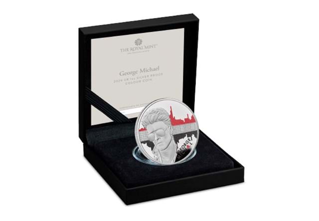 GRM1 George Michael 1Oz Silver Coin In Box