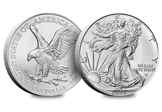 2024 U.S. Eagle Silver Bullion Obv Rev