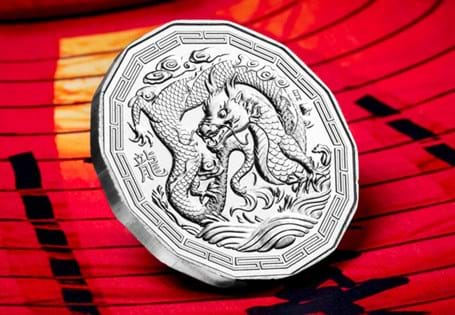 2024 marks the Lunar Year of the Dragon and The Royal Australian Mint have issued an uncirculated 50c coin to celebrate.
