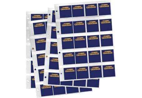 4 x PVC pocket pages to fit in Change Checker Album. Includes 80 blank Change Checker ID cards
