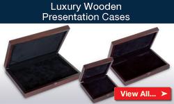 Luxury Wooden Presentation Cases