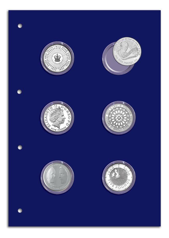 Change Checker Collector Page for 6 x £5 coins