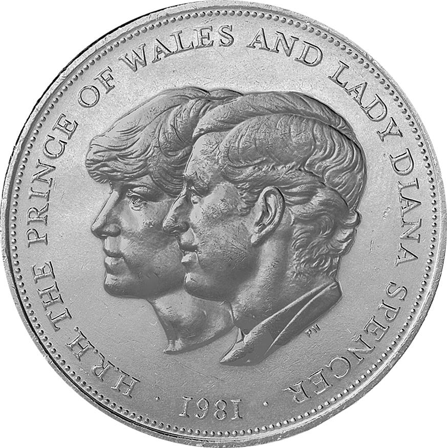 UK 1981 Charles and Diana s Wedding 25p Crown