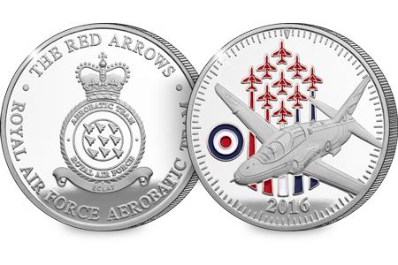 ST-Red -Arrows -2016-Silver -Plated -Medal -(Both -Sides)