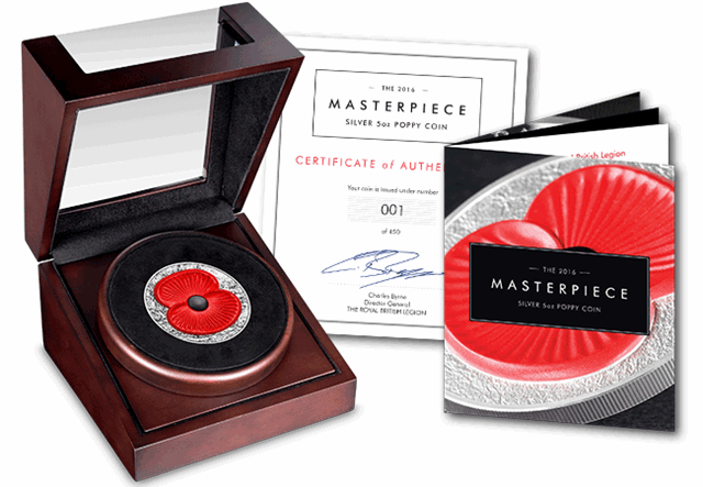 2016-Masterpiece-5oz-Silver-Poppy-Coin-in-Box