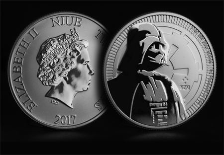Star Wars Darth Vader Silver Bullion Coin