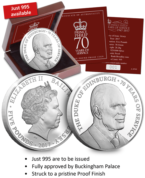 Prince Philip Silver Proof Coin