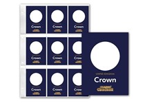 1x Change Checker PVC Page and 9 x Protective Collecting cards for UK Crown coins. The perfect way to present/protect your coins for a lifetime. The Collection Page will fit in a Change Checker Album.