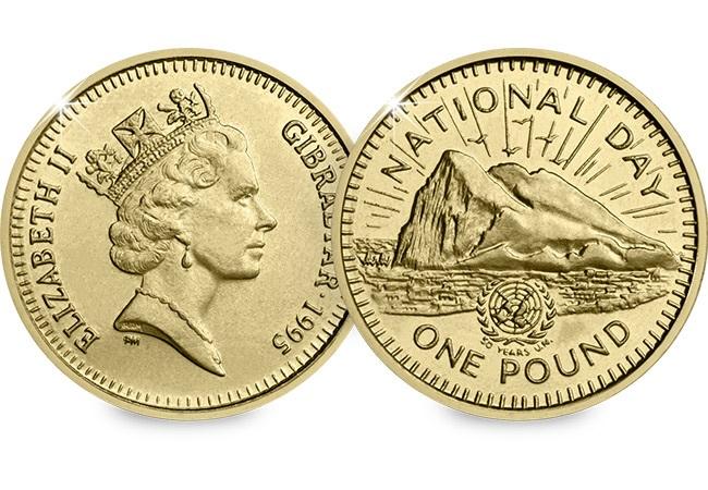 Rock of Gibraltar 1 coin