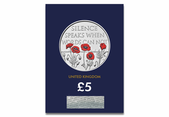 The UK Remembrance Certified BU Coin Reverse