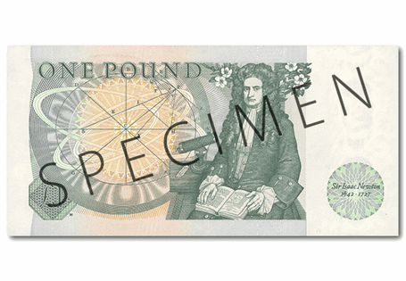 This £1 banknote was issued in 1981-1984. It reverse features Isaac Newton, and the obverse features a portrait of HRH Queen Elizabeth II, and the Chief Cashier signature of D H F Somerset.