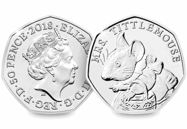 2018-Beatrix-Potter-50p-Coins-Brilliant-Uncirculated-Mrs-Tittlemouse-