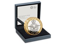 This 2018 RAF Centenary Silver Proof Piedfort £2 has been issued by The Royal Mint to celebrate the RAF as a whole. The reverse features the badge of the RAF and the obverse QEII.