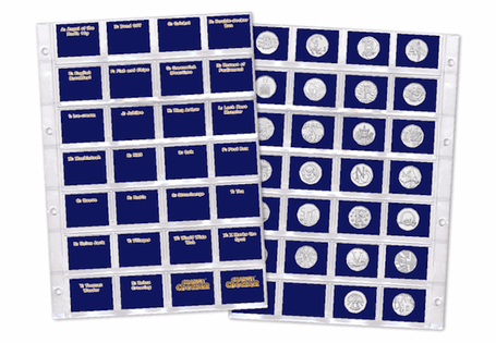 1 x Change Checker Album Page and ID cards for all 26 of the A-Z 10p coins issued by The Royal Mint in 2018.

