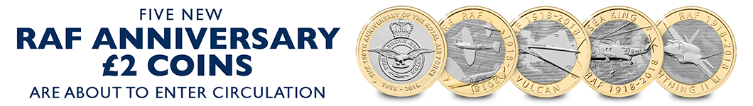 RAF Anniversary Coins Banner 1