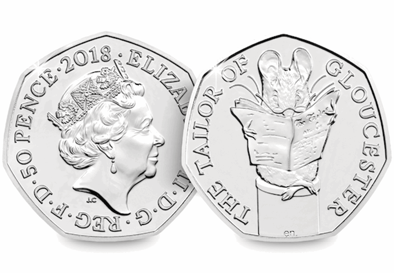 Own the Tailor Of Gloucester UK 2018 BU 50p Coin Pack