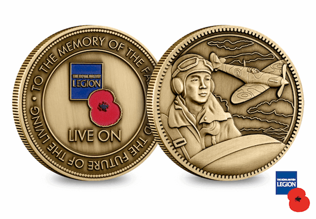 2018 Live On Commemorative Medals Wwii Raf Obverse Reverse