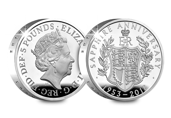 UK 2018 Coronation Jubilee Silver Proof Piedfort £5