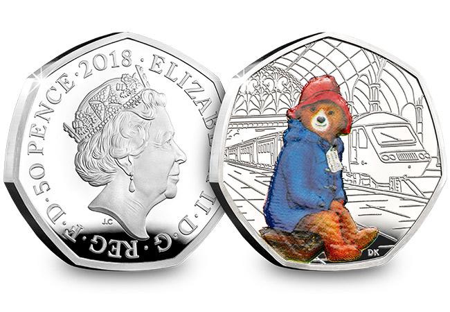 UK 2018 Paddington at the Station Silver 50p