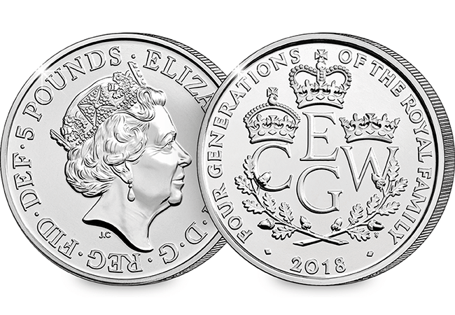 2018 UK 4 Generations CERTIFIED BU £5