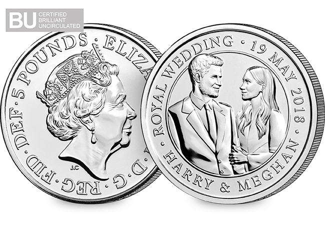 2018 UK Royal Wedding CERTIFIED BU £5