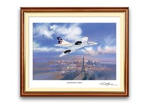 Concorde framed print, hand-signed by artist Timothy O'Brien and limited to 4,950. Exclusively available from The Westminster Collection. Comes complete with Certificate.