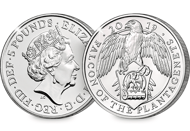 2019 Falcon of the Plantagenets CERTIFIED £5