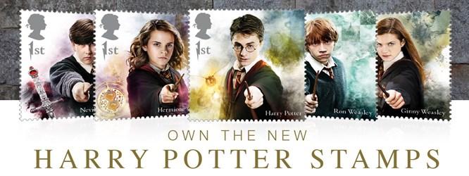 2018 Harry Potter Stamp Collection A3 Framed Landing Page Banner Mobile