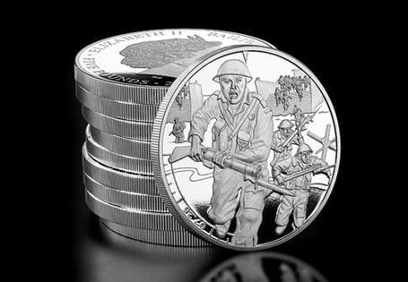 Issued to commemorate the 75th Anniversary of the D-Day Landing.