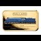 Mallard Steam Locomotive Gold Plated Ingot Reverse