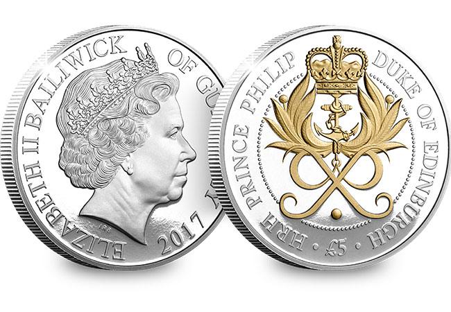 The Prince Philip 70 Years of Service £5 Coin