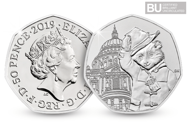 2019 UK Paddington at St. Paul's Cathedral 50p