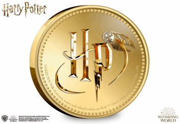 Official Harry Potter Medals Obverse Harry Potter Logo