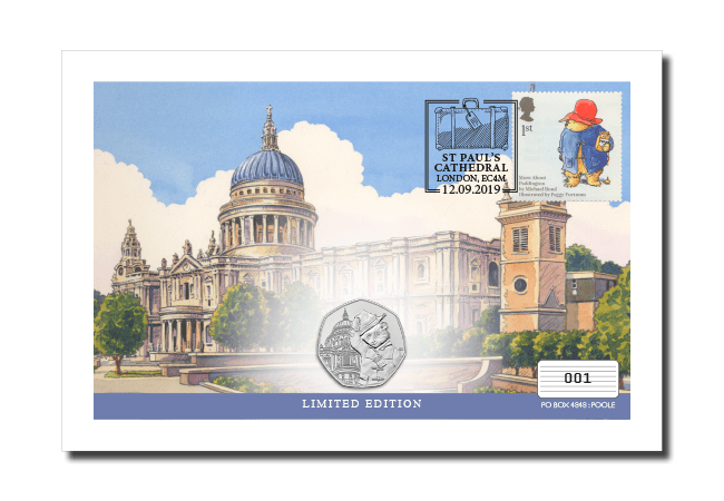 Paddington at St Paul's UK Coin Cover