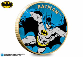 Batman Gold-Plated Commemorative Reverse