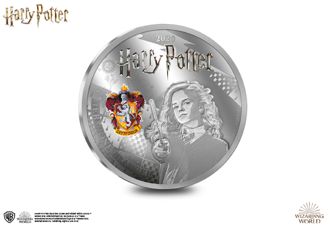 Official Hermione Granger Silver-Plated Coin