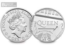 This £5 coin was issued as part of The Royal Mint's Music Legends series celebrating rock legends, Queen. This coin has been protectively encapsulated and certified as Brilliant Uncirculated quality. 