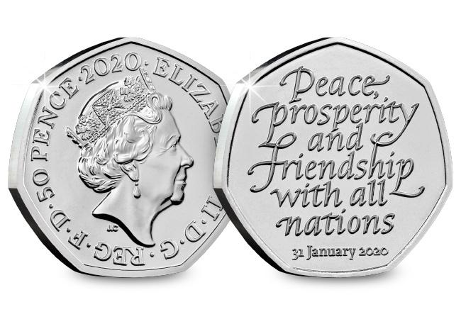 2020 UK Brexit BU 50p