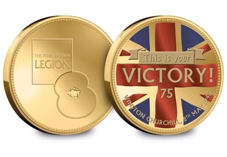 The Official RBL VE Day 75th Anniversary Commemorative has been issued to mark 75 years of VE Day. Issued in partnership with The Royal British Legion. Limited to just 7,575 worldwide. 