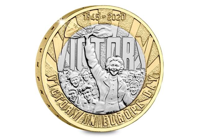 UK 2020 VE Day £2 BU Coin Reverse