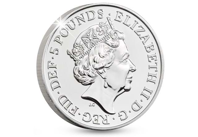 75th Anniversary of the End of the Second World War 2020 UK 5 Brilliant Uncirculated Coin obverse