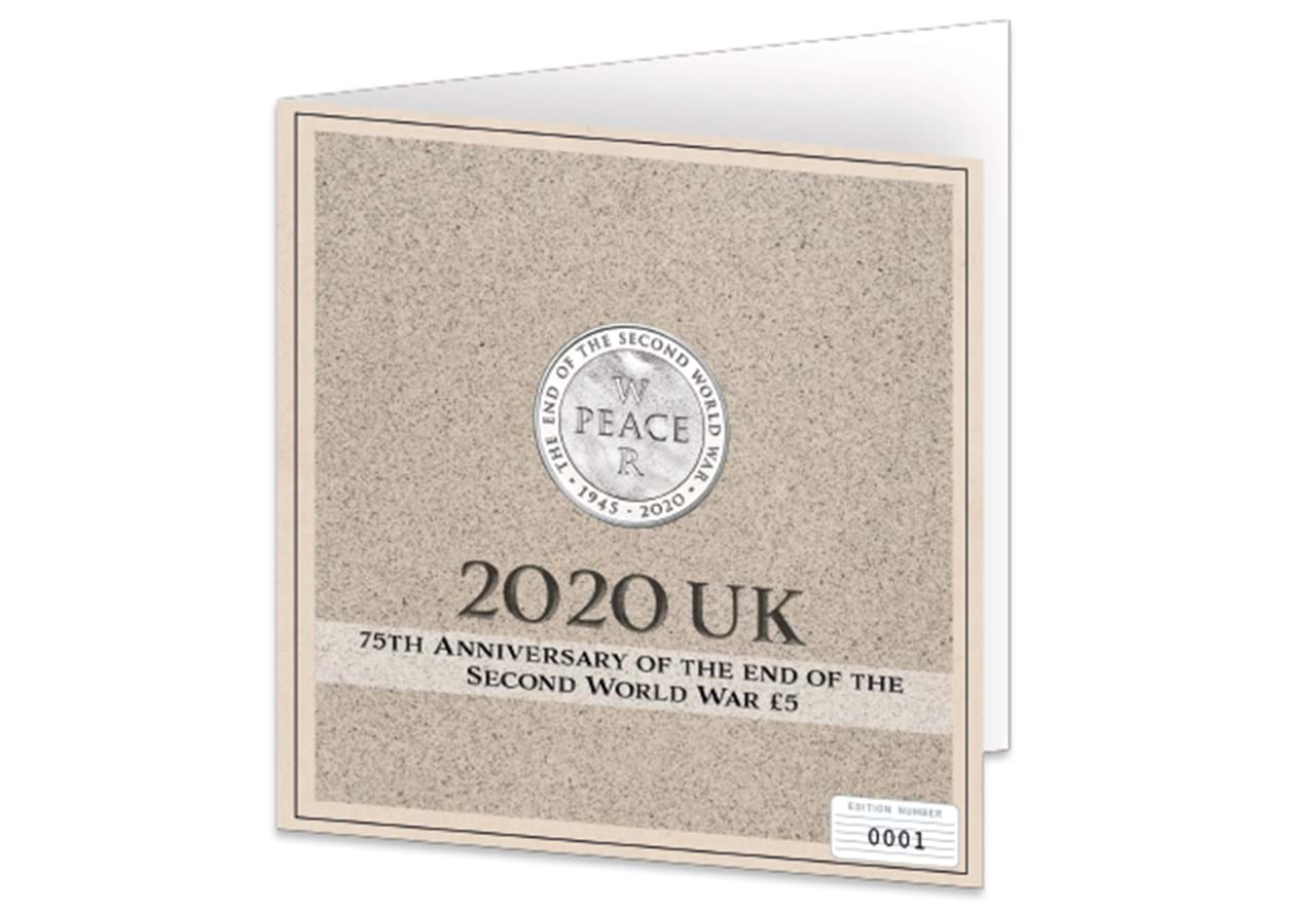 2020 75th Anniversary of WWII £5 Display Card