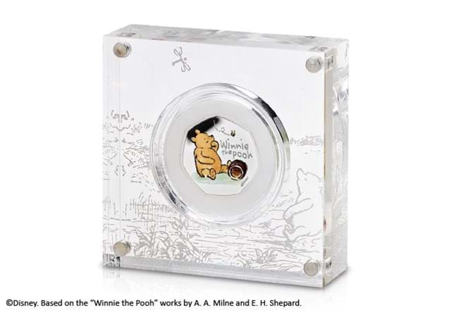 UK 2020 Winnie the Pooh Silver Proof 50p in perspex box